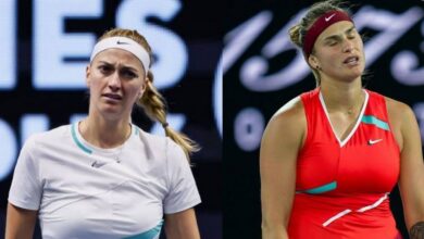 Photo of Kvitova ousts top seed Sabalenka as favourites exit Dubai