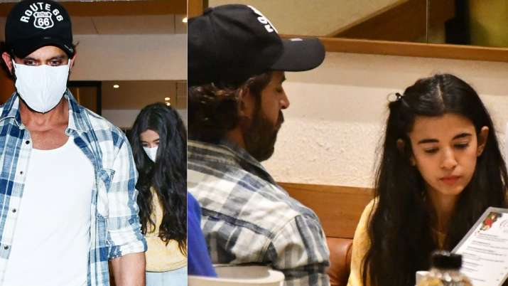 PICS: Hrithik Roshan-Saba Azad papped post dinner date again! Fans say 'they look cute together'