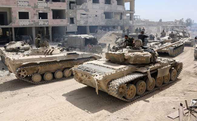 Three Syrian soldiers killed in Israeli strike near Damascus: state media