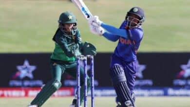 Photo of Vastrakar, Rana record stand sees India overwhelm Pakistan