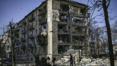 Photo of Russia accused of bombing school sheltering hundreds in Ukraine