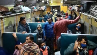 Photo of Commuters allowed to stand on train during journey