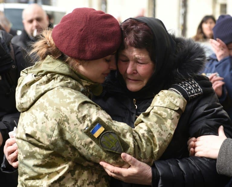 'We will win': Ukraine families mourn their fallen soldiers