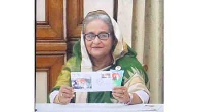 Photo of PM releases postage stamp on historic March 7