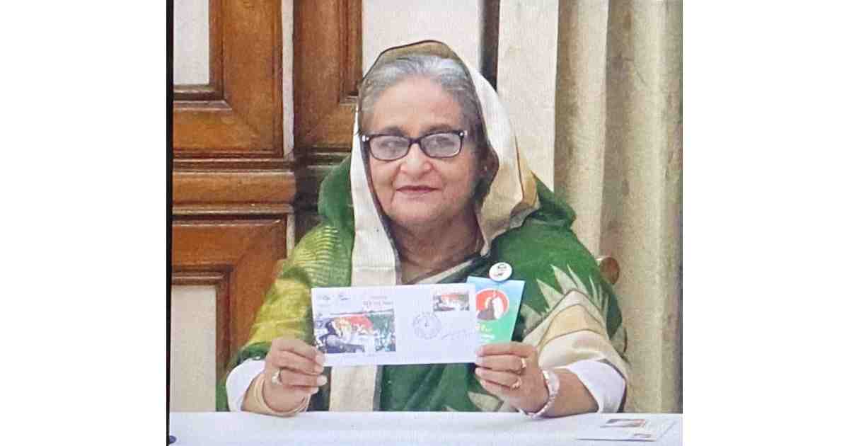 PM releases postage stamp on historic March 7