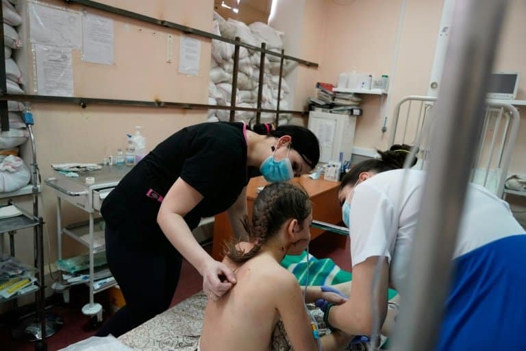 Ukraine war's youngest victims fight for their lives