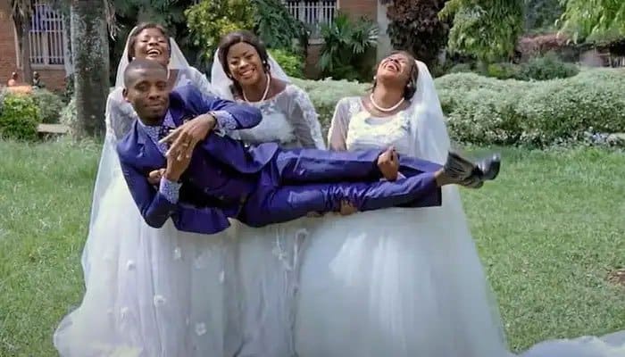Three sisters marry same man on same day