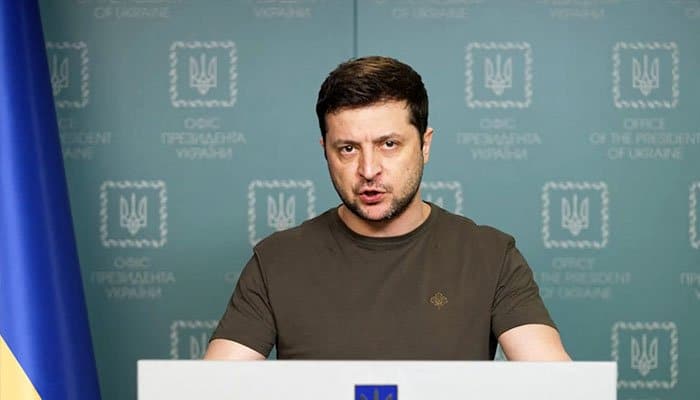 Zelensky condemns NATO for ruling out Ukraine no-fly zone