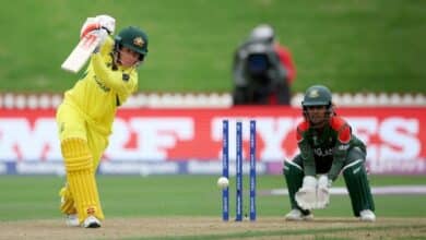 Photo of Women’s Cricket World Cup:  Australia beat Bangladesh by five wickets