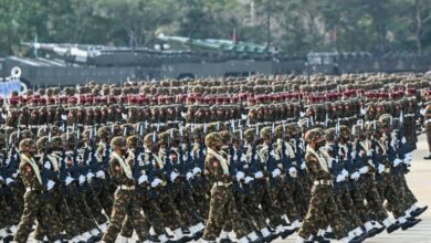 Photo of Myanmar army says will ‘annihilate’ coup opponents on crackdown anniversary