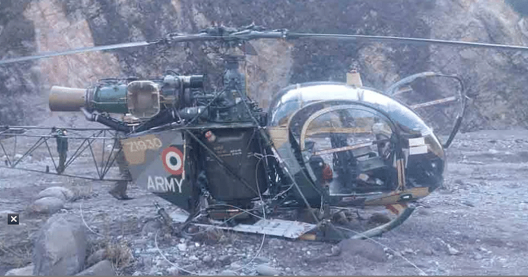Indian pilot killed as army's cheetah helicopter crashes