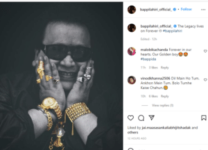 Bappi Lahiri's Instagram handle shares FIRST tribute post after his death: 'Legacy lives on forever'