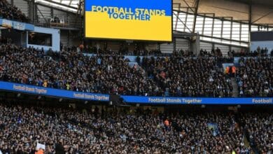 Photo of ‘No war’: Sport turns blue and yellow for Ukraine