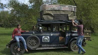 Photo of Argentine family comes home after 22-year drive around the world