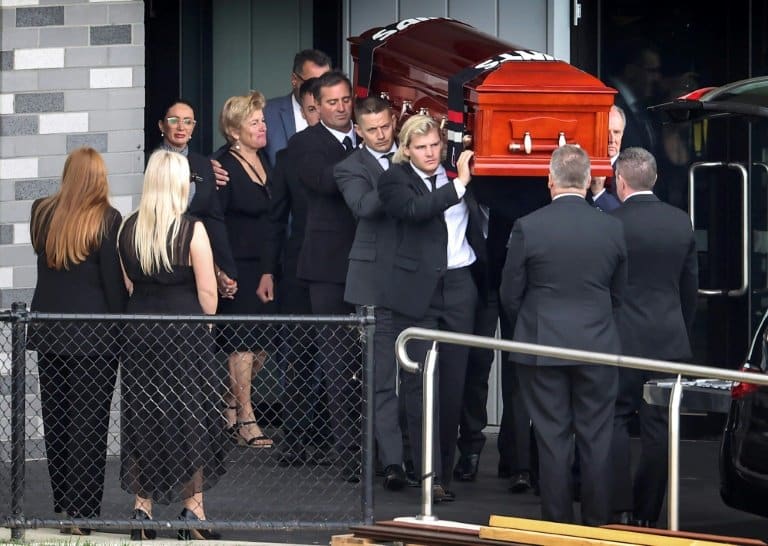 Hurley's 'heart aches' as 'Superman' Warne honoured at private memorial