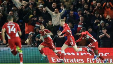 Photo of Middlesbrough shock Spurs, Man City ease into FA Cup quarters
