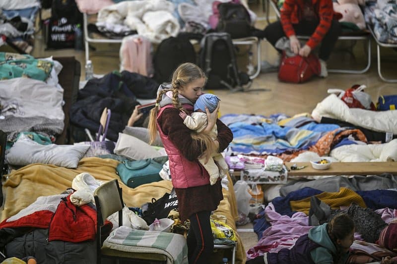 Ten million have fled their homes in Ukraine
