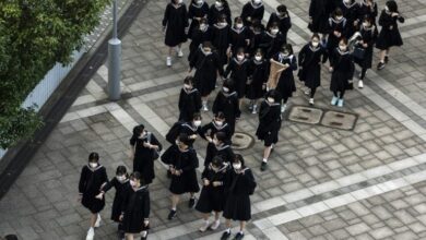 Photo of Black hair, white shoelaces: Japan school rules under fire