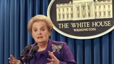 Photo of Madeleine Albright, first female US secretary of state, dies at 84