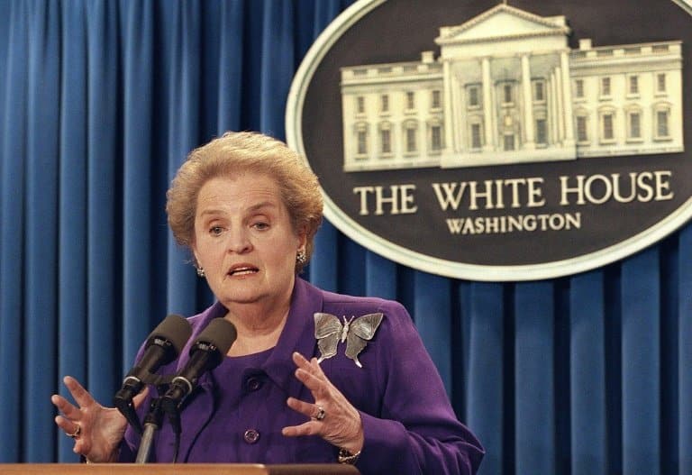 Madeleine Albright, first female US secretary of state, dies at 84