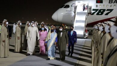 Photo of PM reaches Abu Dhabi