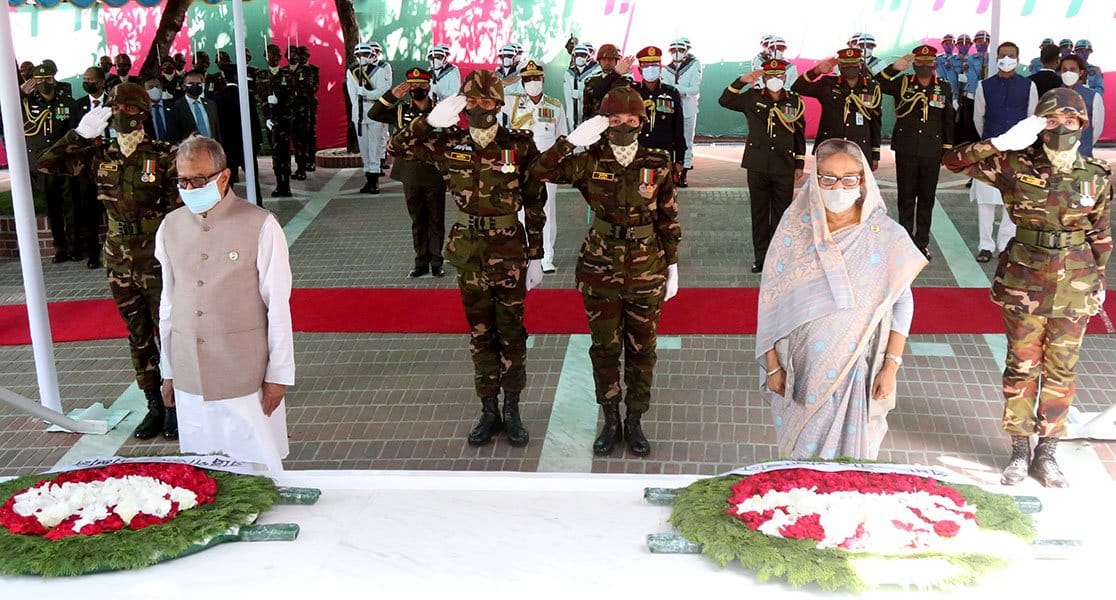 President, PM pay homage to Bangabandhu at Tungipara