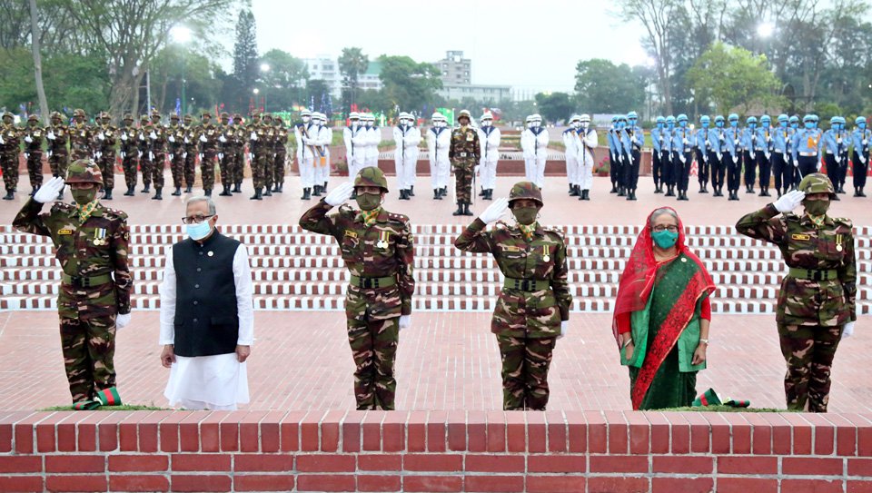 President, PM pay homage to Liberation War martyrs