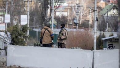 Photo of Ghost village tries to push back Russians