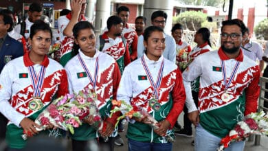 Photo of Archery team returns home with head high