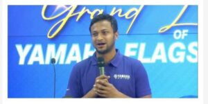 Shakib Inaugurates Showroom at Dhaka with two-hour leave