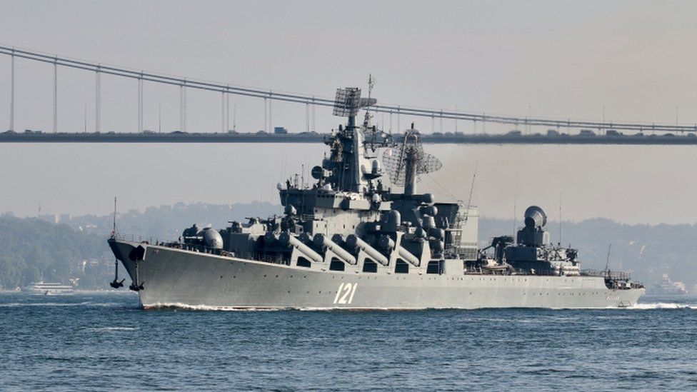 'World War III has begun', says Kremlin state media after sinking of Russian warship Moskva