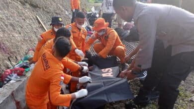 Photo of Overloaded truck crashes near illegal gold mine in Indonesia, killing 18