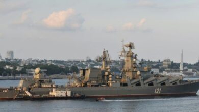 Photo of Russian warship ‘seriously damaged’ in ammunition explosion: state media