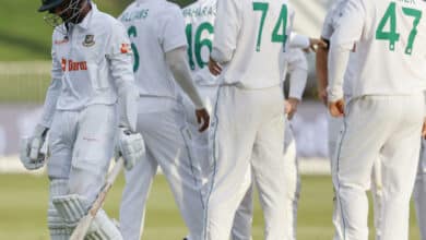 Photo of Bangladesh crumble in pursuit of first Test victory against South Africa