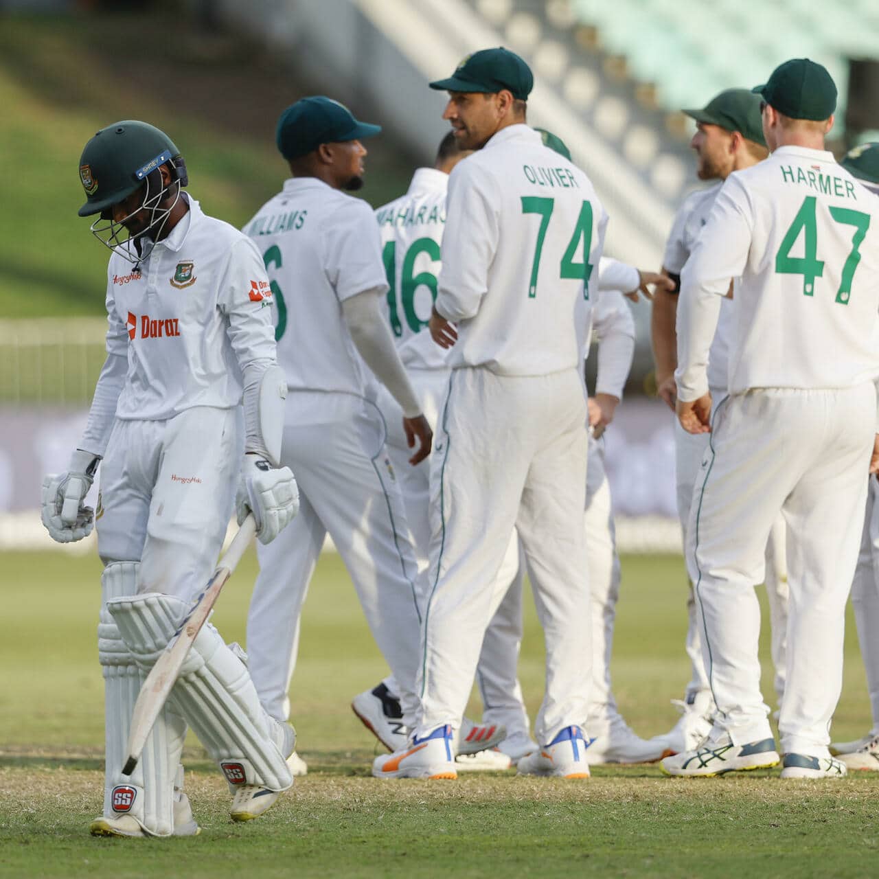 Bangladesh crumble in pursuit of first Test victory against South Africa