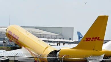 Photo of Cargo plane breaks in two during emergency landing in Costa Rica