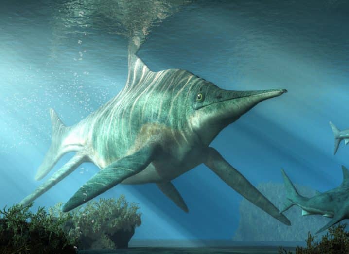 Fossils of giant marine reptiles found high in the Swiss Alps