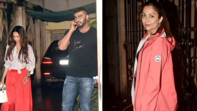 Photo of Malaika Arora gets home in ambulance after car accident, Arjun Kapoor accompanies her