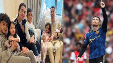 Photo of Cristiano Ronaldo dedicates 100th Premier League goal to late son