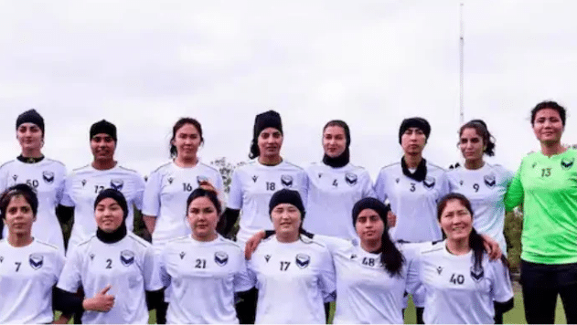 Afghan women football team plays first game in Australia