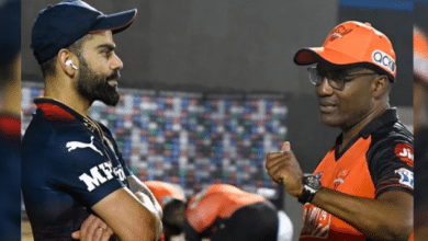 Photo of ‘Disappointed’ Virat Kohli gets batting tips from Brian Lara