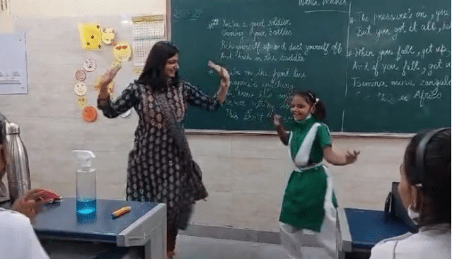 WATCH: Indian teacher's dance with student makes internet reminisce school days