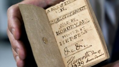Photo of Tiny Bronte book, unseen for a century, goes on sale in New York