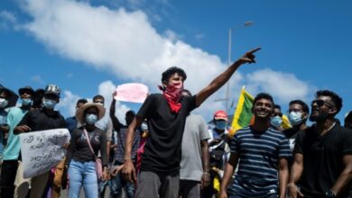 Photo of Crisis-hit Sri Lanka halts share trading as protests spiral