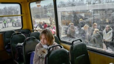 Photo of Red Cross evacuee convoy arrives from Russian-held city