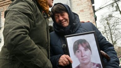 Photo of Drawing on tragedy to aid Bucha families seeking their dead