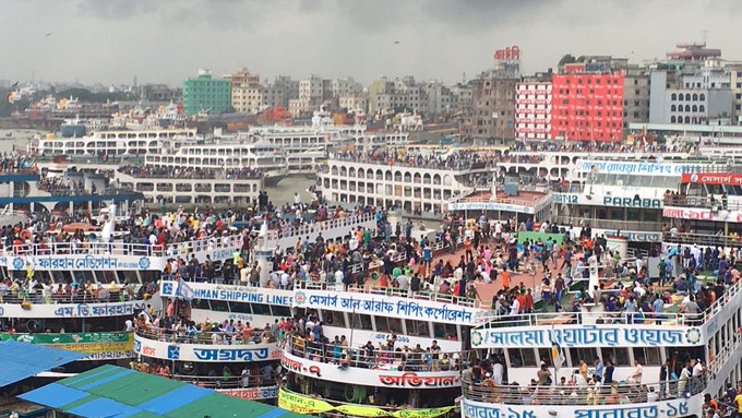 More homegoers rush Sadarghat