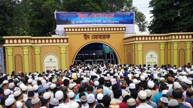 Main Eid jamaat at National Eidgah at 8.30am