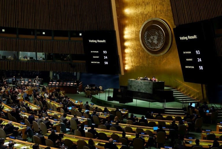 UN General Assembly suspends Russia from Human Rights Council