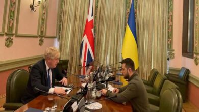 Photo of UK PM Boris Johnson meets Zelensky in Kyiv amid Russia Ukraine tensions